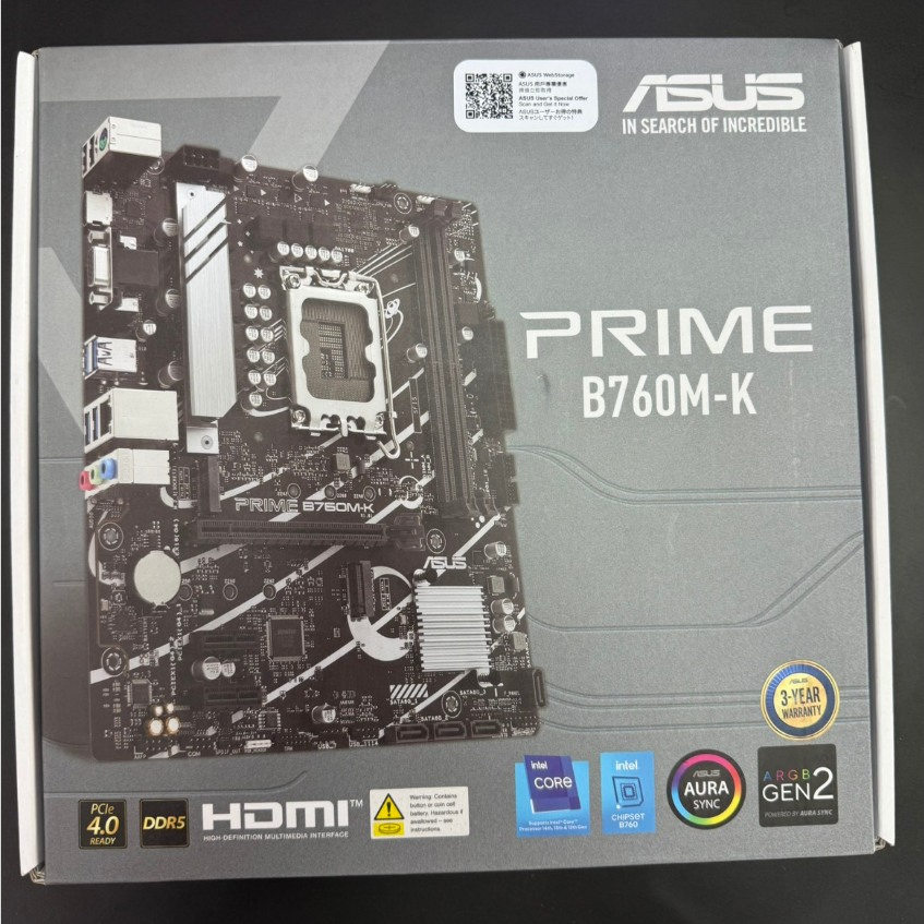 ASUS PRIME B760M-K DDR5 [มือสอง]