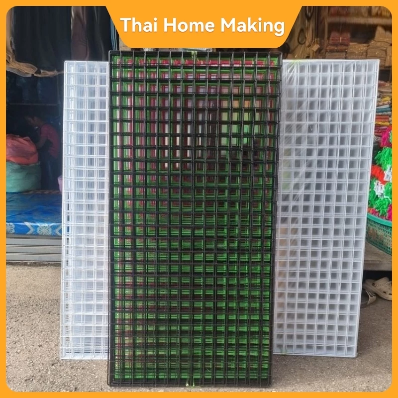แผ่นตะแกรงลวดเหล็กสีขาวเส้นหนา | ชั้นวางของตะแกรงเหล็ก / ชั้นแสดงผลสินค้า | มุ้งลวดป้องกันสัตว์เลี้ยงหลบหนีที่ตัดขนาดได้