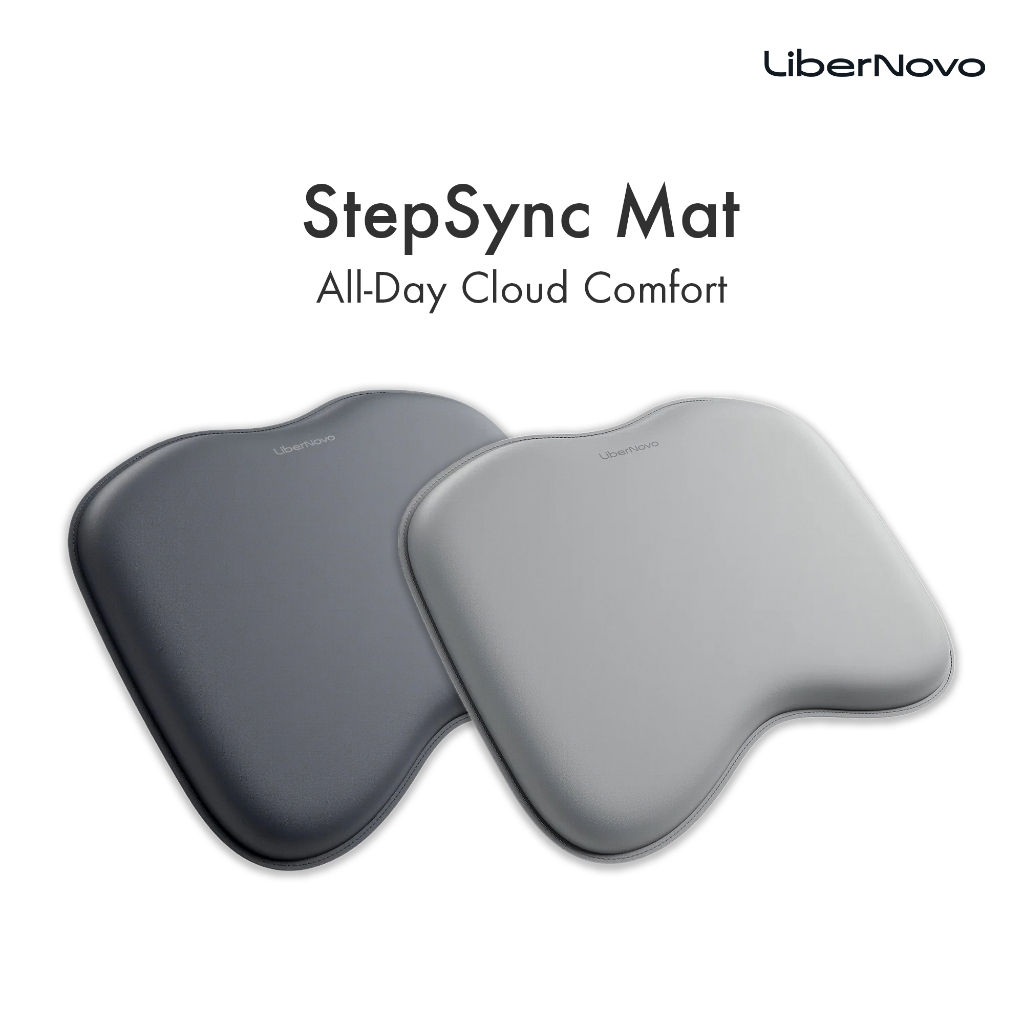 LiberNovo StepSync Mat แผ่นเบาะวางเท้าเสริมความนุ่มสบาย ช่วยเพิ่มความผ่อนคลาย (อุปกรณ์เสริมสำหรับที่พักเท้า)