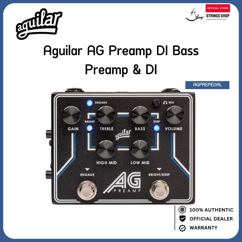 Aguilar AG Preamp DI Bass Preamp & DI เอฟเฟกต์พรีแอมป์เบส พร้อม DI