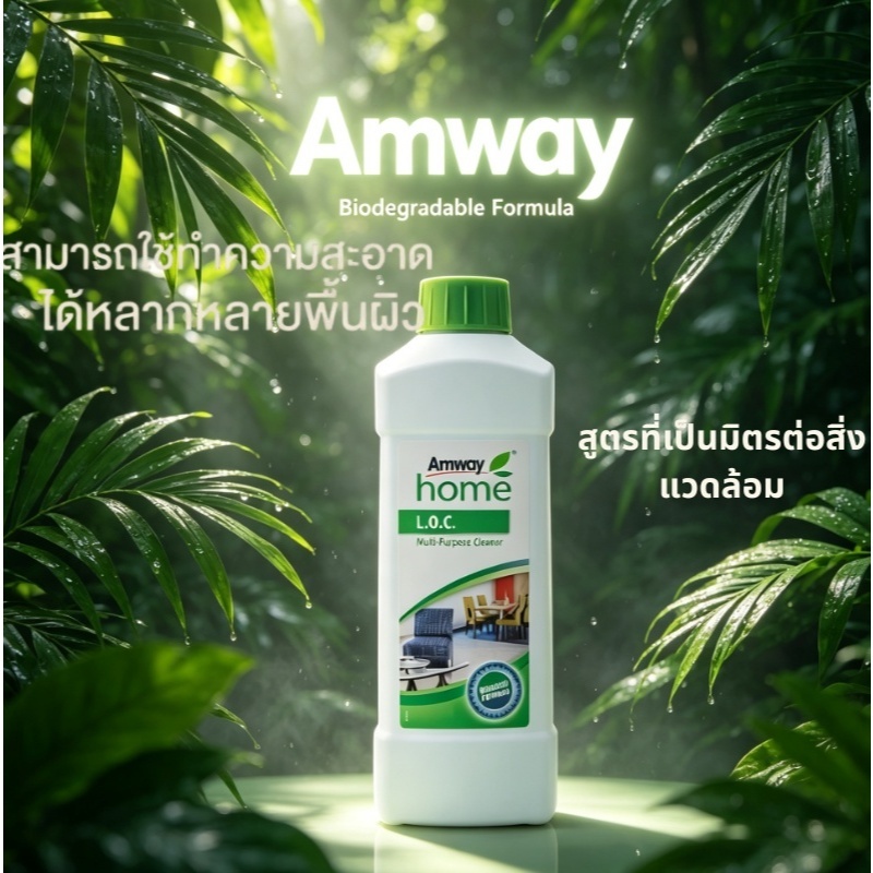 สินค้า Amway ของแท้ 100% น้ำยาทำความสะอาดอเนกประสงค์ Amway Home LOC ผลิตภัณฑ์ขายดีของ Amway พร้อมฉลา