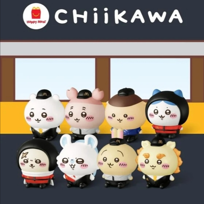 [พร้อมส่ง] McDonald's x Chiikawa 2027 & McDonald's Collectible Figures - แมคโดนัลด์ จี้คาวะ