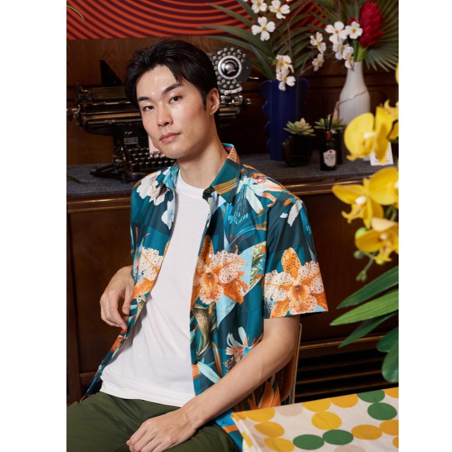 GQ قميص هاواي كلاسيكي Summer — صورة 6