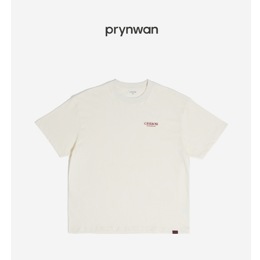 PRYNWAN Pet - BOSS IS BOSS Oversize Tee เสื้อยืด