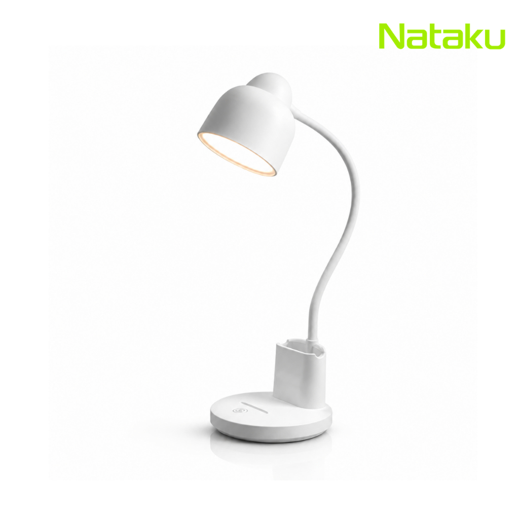 โคมไฟอ่านหนังสือ ปรับได้ 3 สี Table lamp ไร้สาย ดีไซน์เรียบสวย เข้ากับการตกแต่งห้องได้หลากหลายสไตล์ Simple Light
