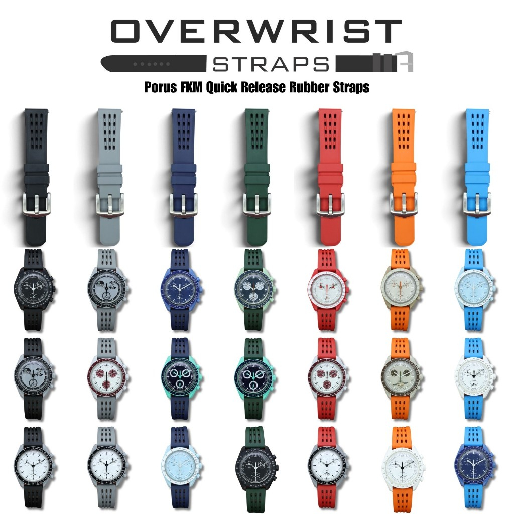 สายนาฬิกาแบบยางรุ่น Porus FKM Quick Release Rubber Straps