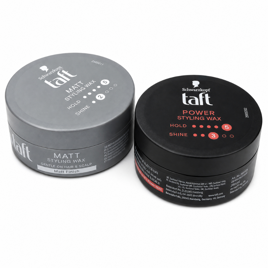 Schwarzkopf taft Styling Wax | ชวาร์สคอฟ ทัฟท์ สไตล์ลิ่ง แว็กซ์ | สูตร เงา & ไม่เงา 75 ml