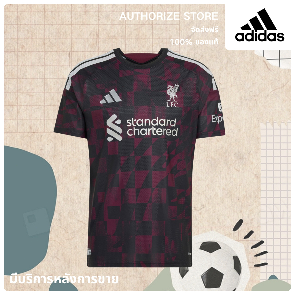 Adidas Liverpool FC 26/27 Third Jersey Authentic เสื้อฟุตบอล（ของแท้ 100%）