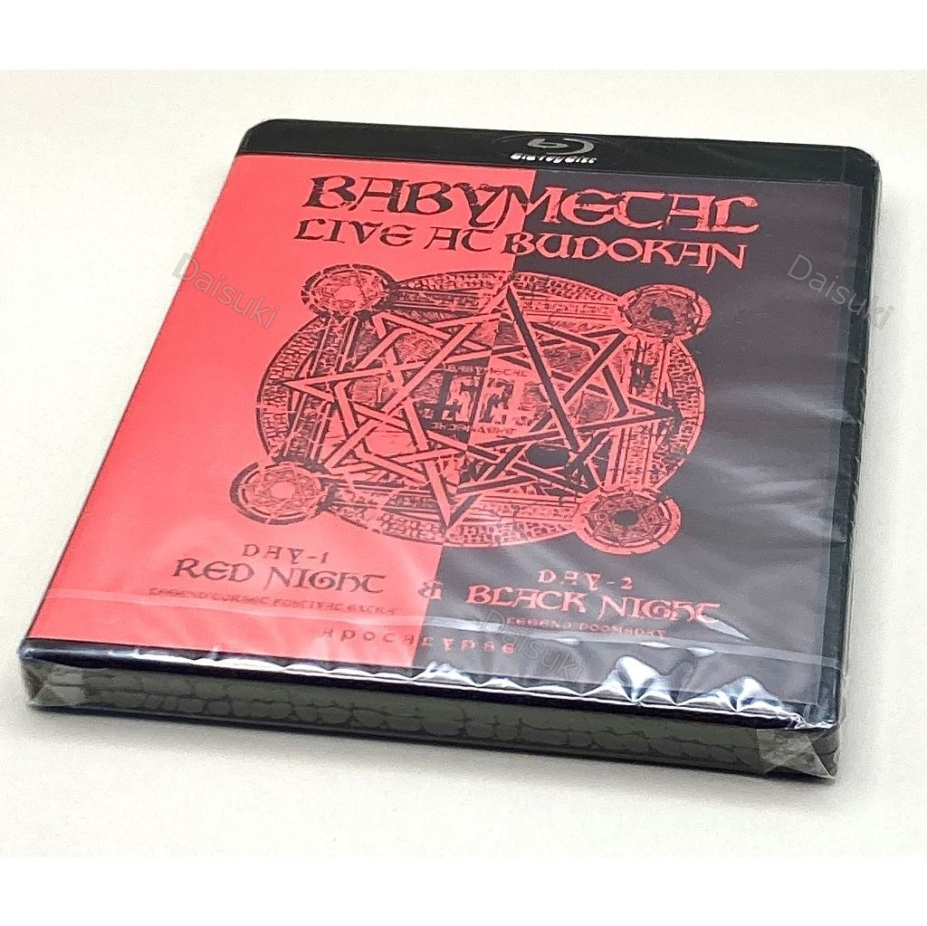 BABYMETAL: LIVE AT BUDOKAN - RED NIGHT & BLACK NIGHT APOCALYPSE Blu-ray