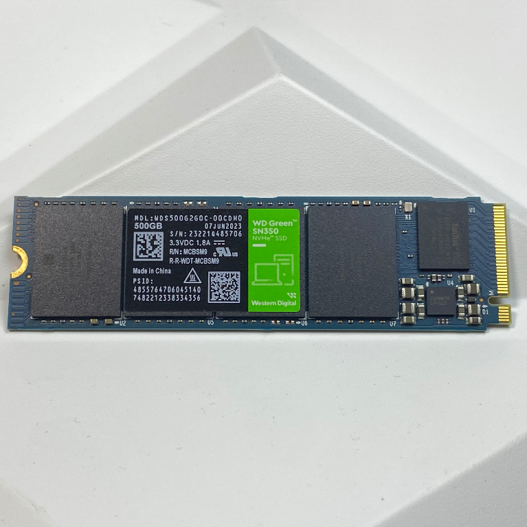 SSD 500 GB (เอสเอสดี) WD GREEN SN350 - PCIe 3x4/NVMe M.2 2280 มือสอง