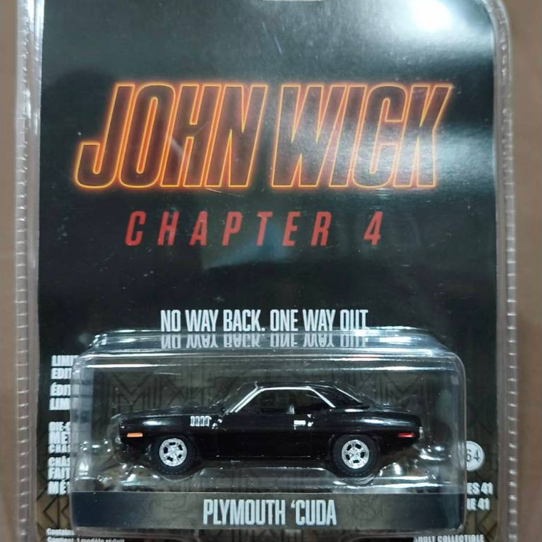 Greenlight - Hollywood JOHN WICK4 Plymouth *CUDA