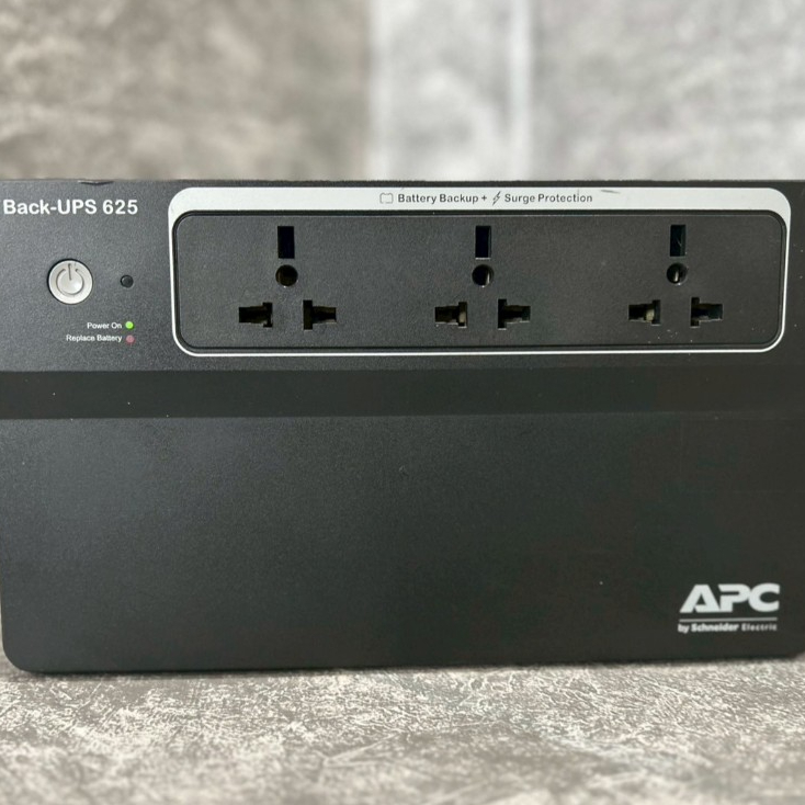 UPS (เครื่องสำรองไฟ)  APC Back 625 (ใช้งานปกติ / ไม่มี Battery) BX625CI-MS
