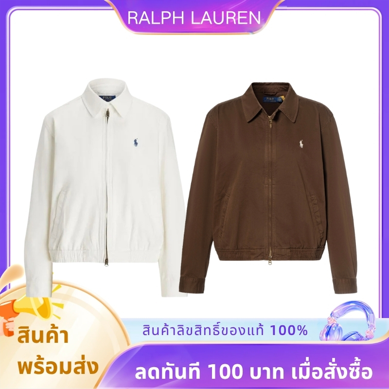 สินค้าพร้อมส่ง RALPH LAUREN Double-sided pure cotton jacket