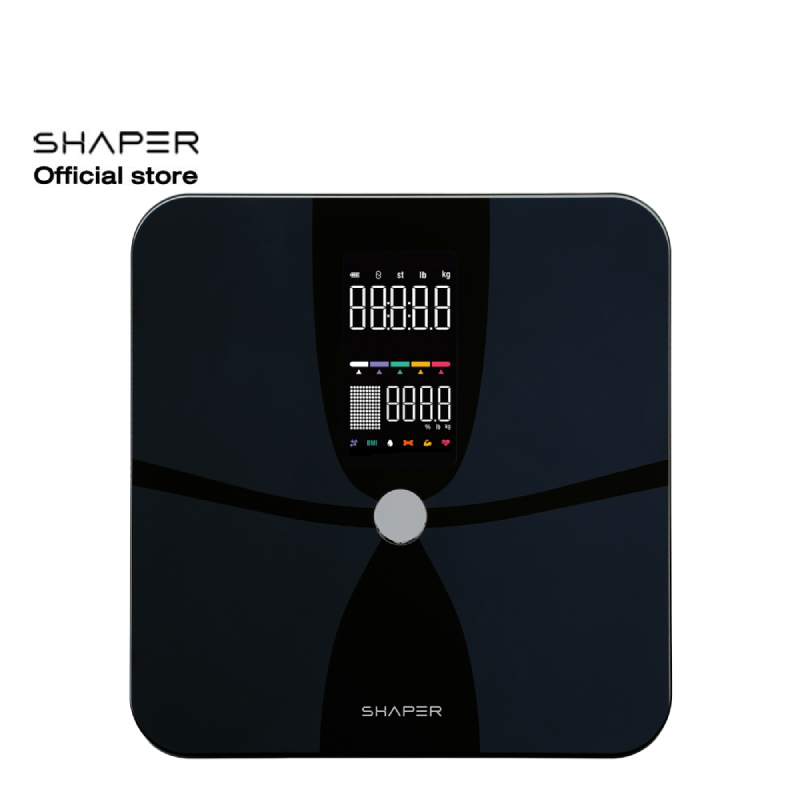 SHAPER เครื่องชั่งน้ำหนักบุคคลวัดองค์ประกอบในร่างกายแบบดิจิตอล รุ่น HP-201 Blue