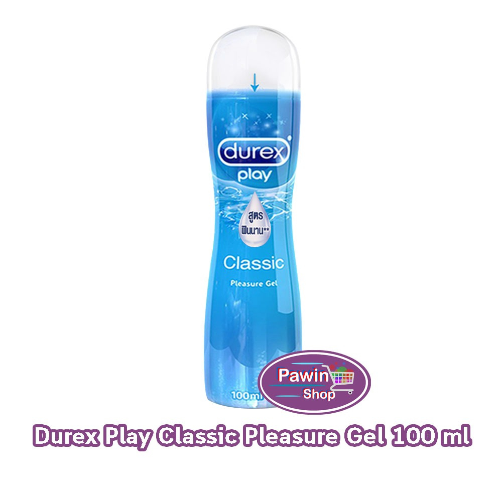 Durex Play เจลหล่อลื่น ดูเร็กซ์ เพลย์ คลาสสิค 100มล. [1 ขวด สีฟ้า] Classic Lubricant Gel เจล