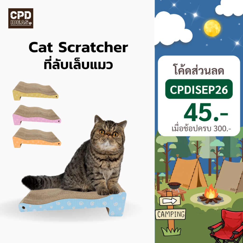บ้านแมว กระดาษลูกฟูก  ของเล่นแมว ที่นอนแมว   ที่ลับเล็บแมว  Cat Scratcher