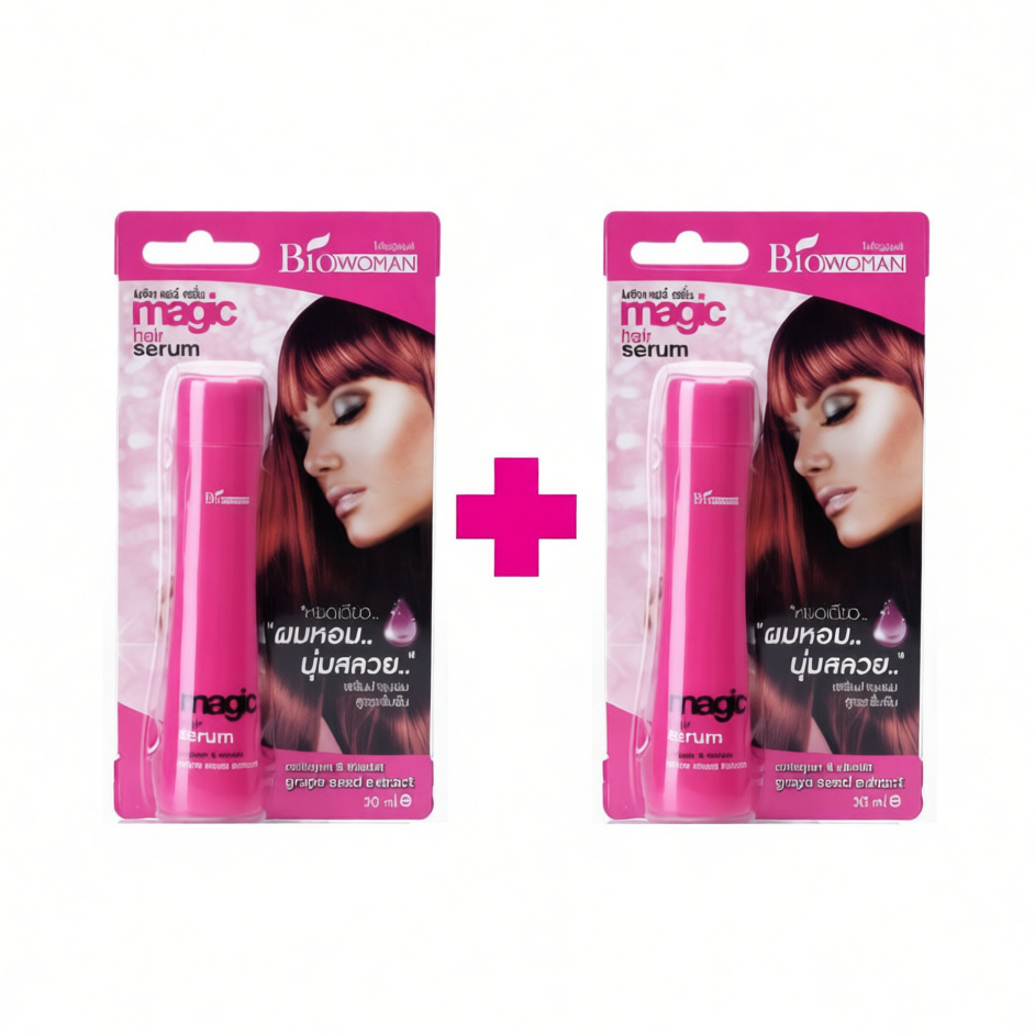 (โปร 1 แถม 1)  Magic hair serum เมจิค แฮร์ เซรั่ม ขนาดพกพา ปริมาณ 30 ml.