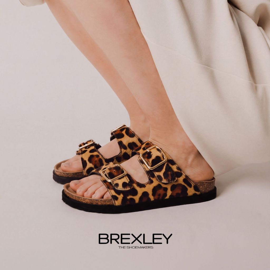 รองเท้าแตะเพื่อสุขภาพ Brexley รุ่น Karen Square Buckle