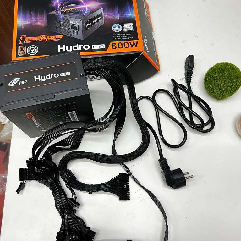PSU (อุปกรณ์จ่ายไฟ) FSP HYDRO PRO 800W (80+BRONZE) ครบกล่อง ประกันร้าน