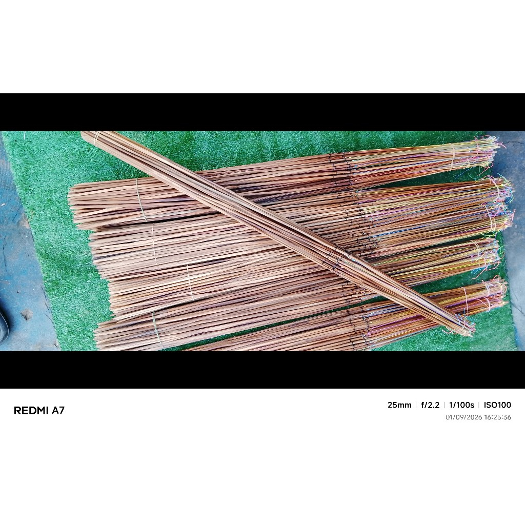 คันเบ็ดไม้ไผ่สีสุกรมควันอย่างดีไม่มีมอดต่อสายเบ็ดด้วยPE80ปอนตะขอฉลามดำเบอร์14151617คันพร้อมใช้คันเปล
