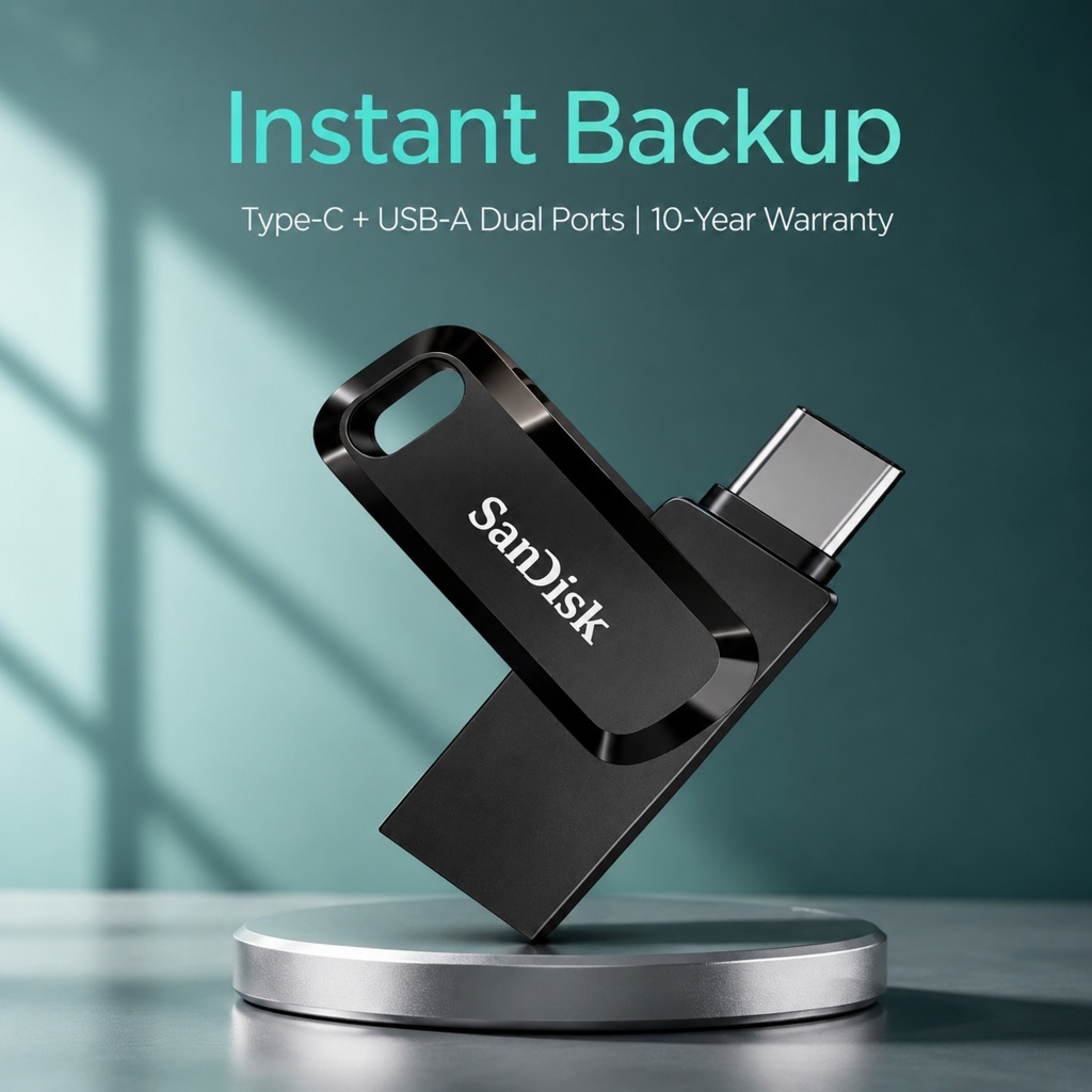 SanDisk Ultra Dual DriveGo 32GB 64GB 128GB 256GB 512GB 1TB FlashDrive Type C USB 3.1 แฟลชไดร์ฟ โทรศัพท์ แท็บเล็ต OTG