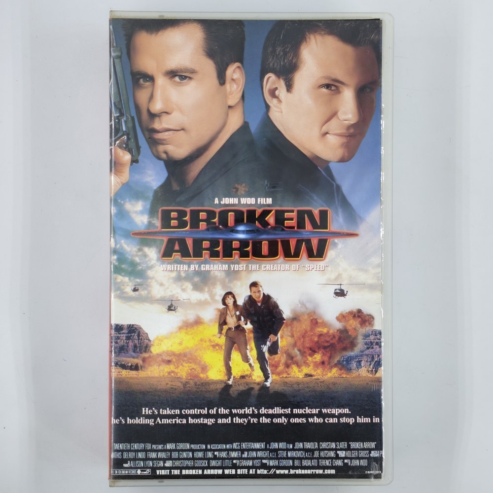 [00358] BROKEN ARROW คู่มหากาฬ หั่นนรก (VHS)(USED) เทปหนัง ม้วนวีดีโอ มือสอง !!