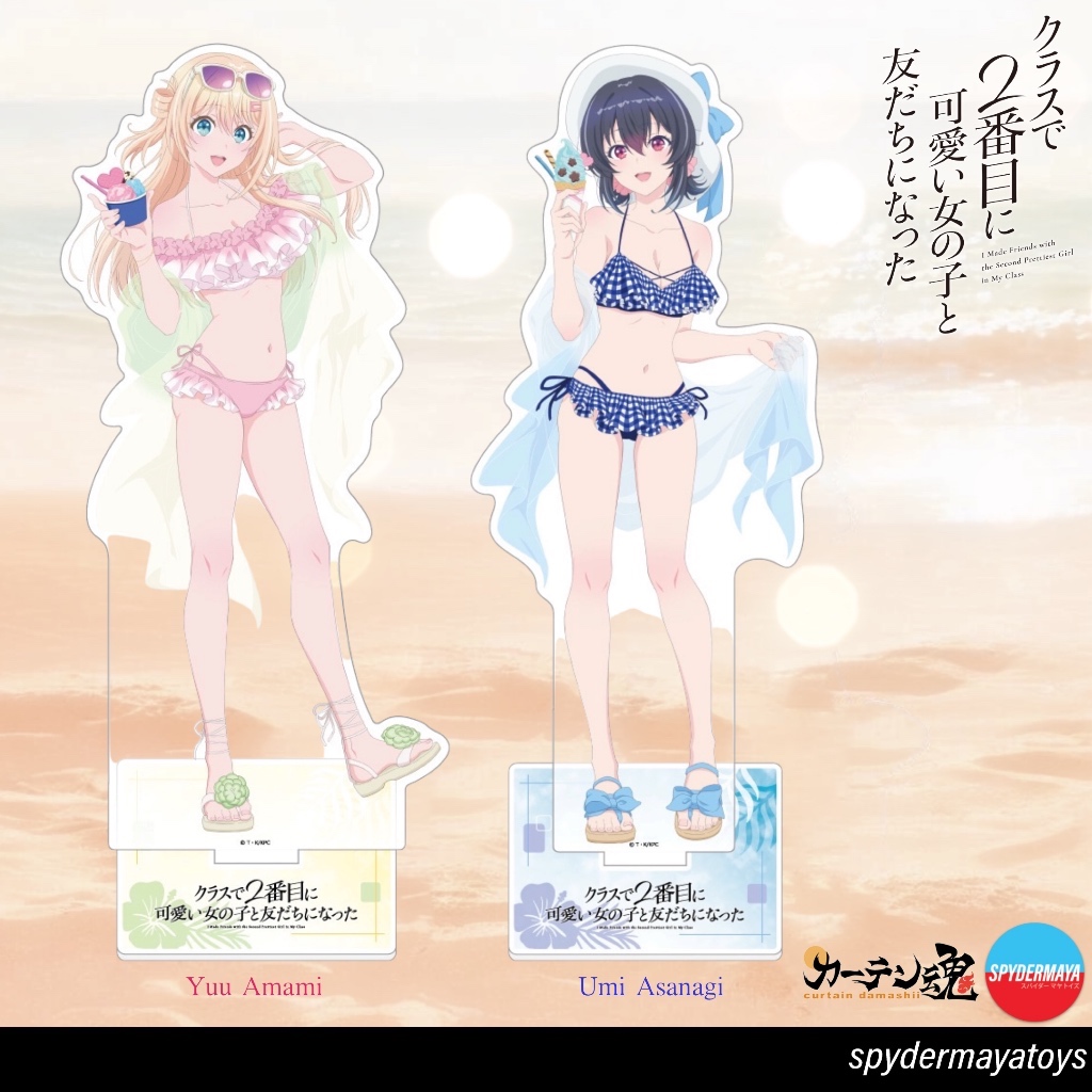 [Pre-Order] Umi Asanagi / Yuu Amami Swimsuit Ver. Acrylic Stand - Curtain Damashii
