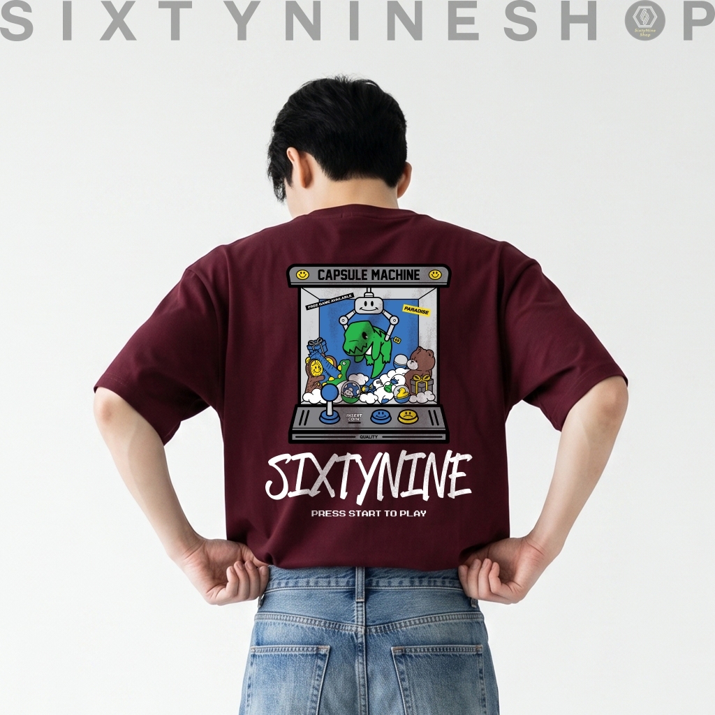 พร้อมส่ง เสื้อยืดผ้าคอตตอน M-4XL พิมพ์ลาย " กาชาปอง V2 "