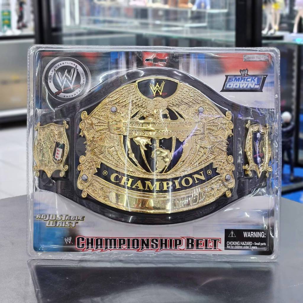 (พร้อมส่ง)(ล็อตญี่ปุ่น)WWE Undisputed Championship foam toy belt SmackDown