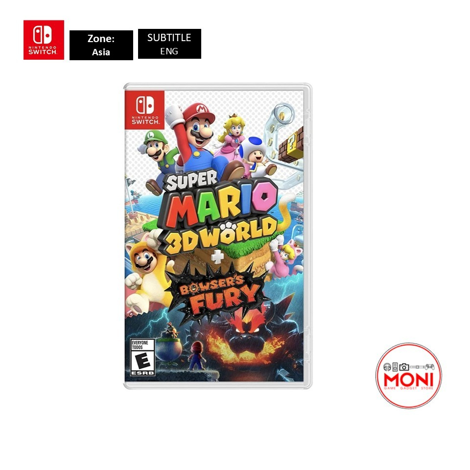 Super Mario 3D World + Bowser 's Fury (Asia) (EN) แผ่น Nintendo Switch Games