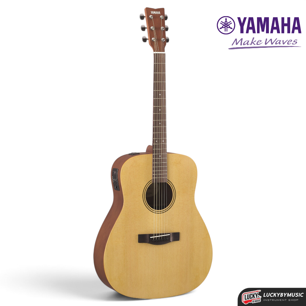 Yamaha FX400 กีตาร์โปร่งไฟฟ้า ทรง Western คอจับง่ายเล่นสบาย ผิวเคลือบด้าน ภาคไฟฟ้า SYSTEM75 มีจูนเนอ