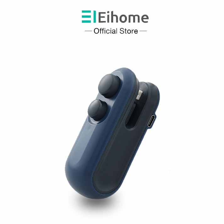 Eihome เครื่องซีลถุง เครื่องซีลปากถุงขนม 2 ใน 1 มินิเครื่องซีลปากถุง พกพาง่าย ด้วยแม่เหล็ก