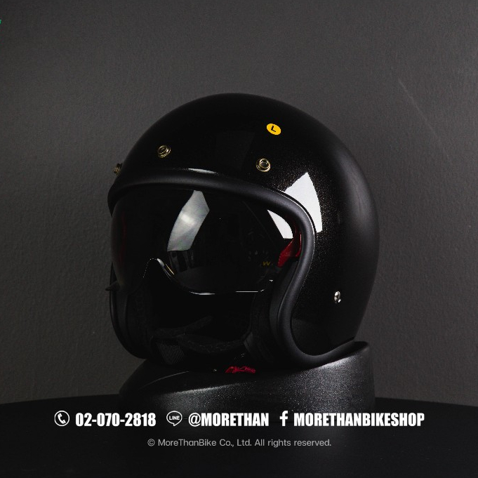 หมวกกันน็อค Zeus รุ่น ZS-389A ลาย Metallic Black