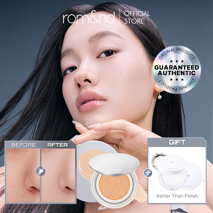 [rom&nd official] rom&nd UFO COVER CUSHION (7colors) 15g | Cushion Foundation, Long-Lasting, Pore Cover