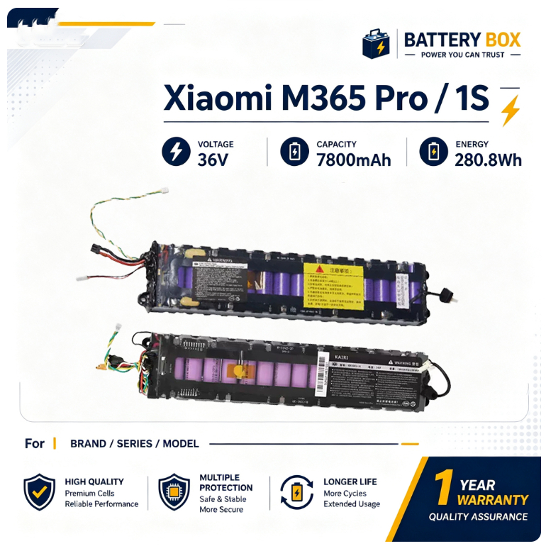 BBox 36V 7800mAh 280.8Wh Battery for Xiaomi M365 Pro 1S Electric Scooter (Reinforced Edition)