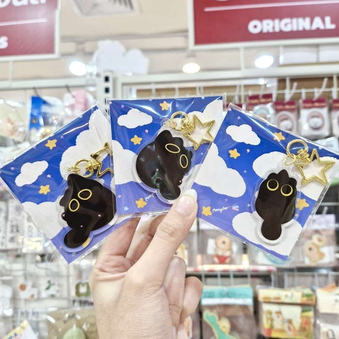 🌟มีลายใหม่ด้วยนะ!🌟Keychain พวงกุญแจรวมลายแงวอู้ก เพิ่มสีสันให้กระเป๋าด้วยแก๊งเหมียวสุดคิวต์!🐈‍⬛[Manycho']