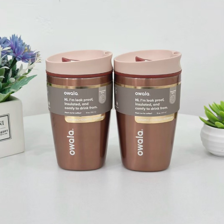 พร้อมส่งในไทย Owala SmoothSip Slider Ceramic 12Oz (In Good Company)