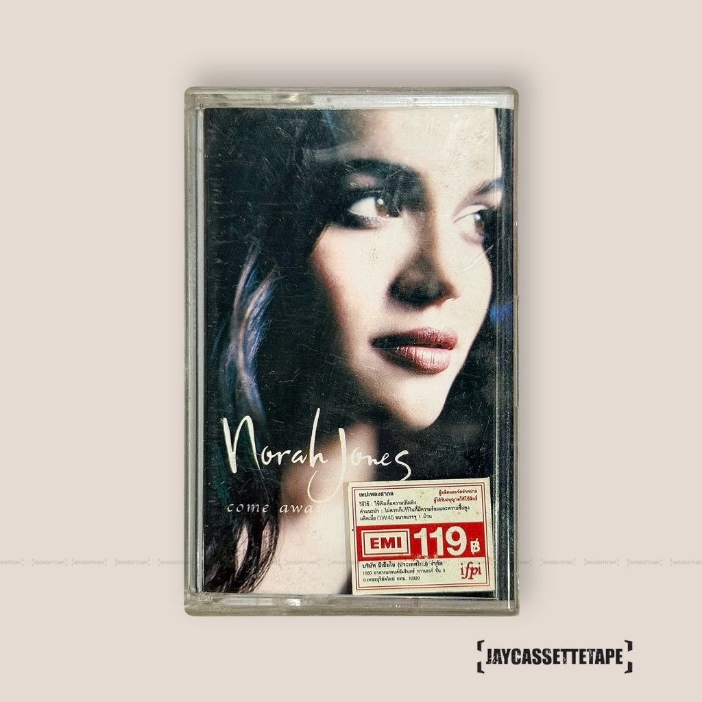 Norah Jones อัลบั้ม Come Away With Me เทปเพลง เทปคาสเซ็ต เทปคาสเซ็ท Cassette Tape เทปเพลงสากล