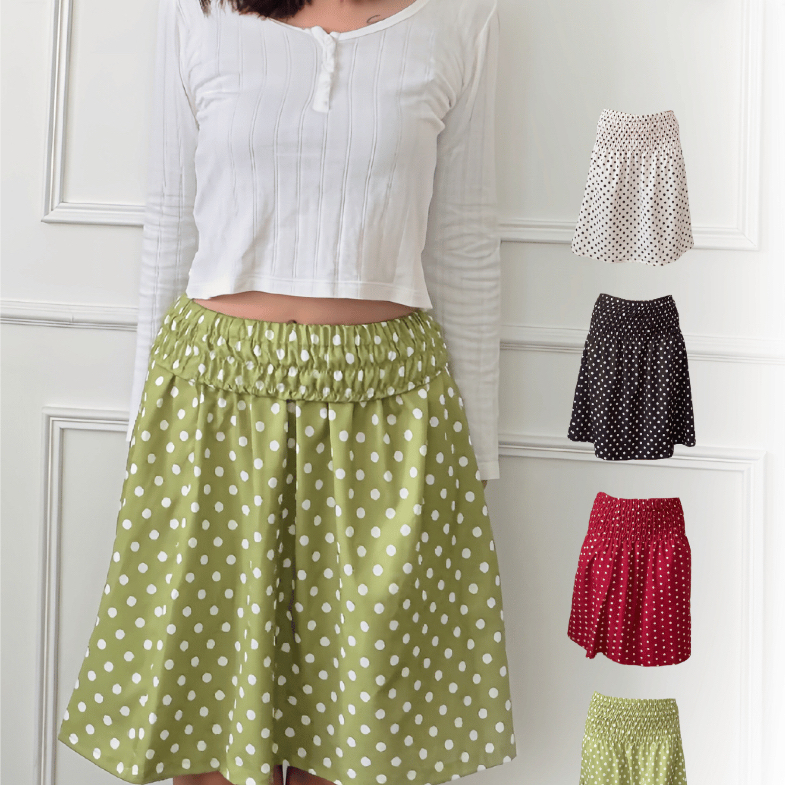 SUNTUDIO l Poppy skirt กระโปรงเอวสม็อค มี 4 สี ใส่ได้หลายแบบ