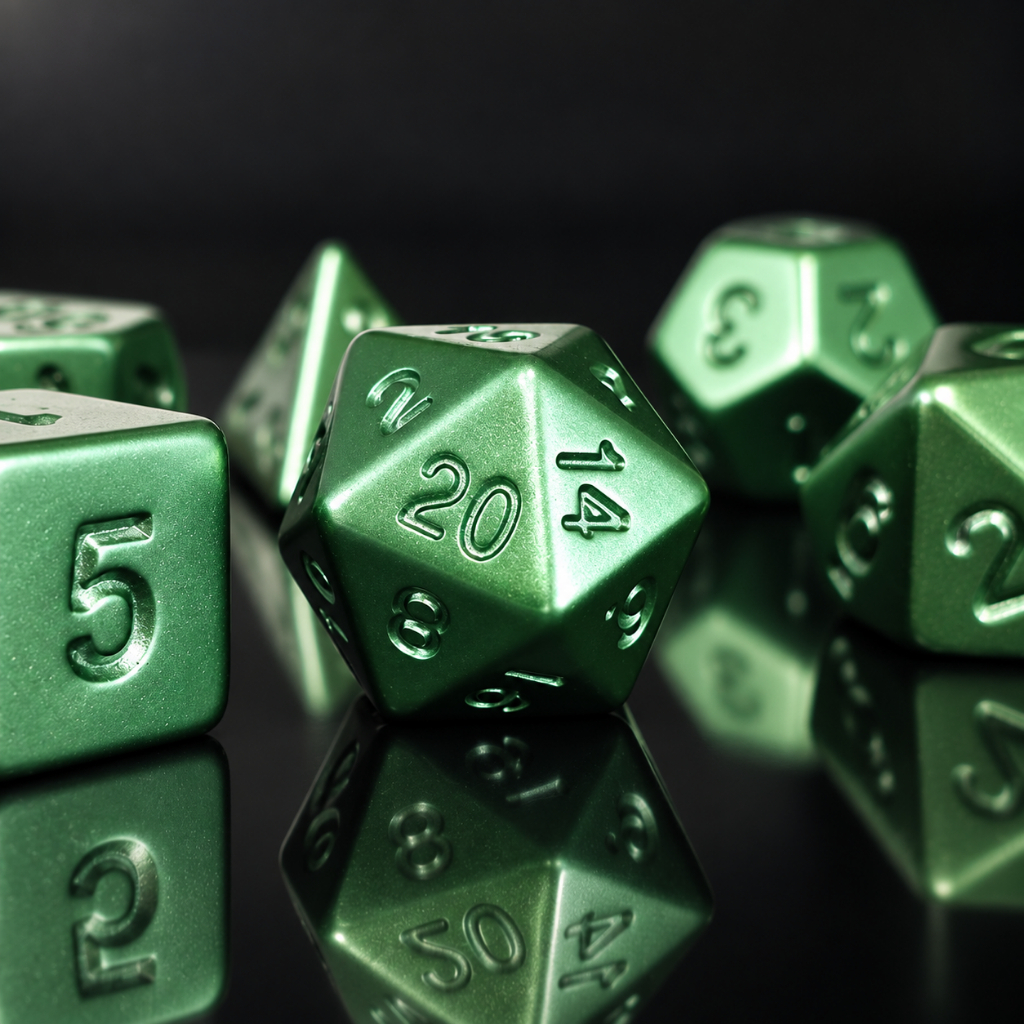 Arcane Forge Metallic Dice Set of 7 | ลูกเต๋า Dice For DnD D&D MTG RPG TRPG เกมกระดาน บอร์ดเกม Gameไ