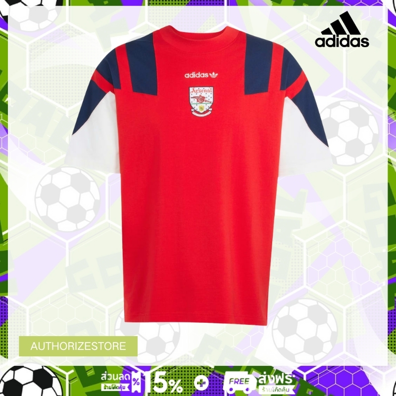【จัดส่งทันที】Adidas Arsenal FC EQT T-Shirt เสื้อฟุตบอล