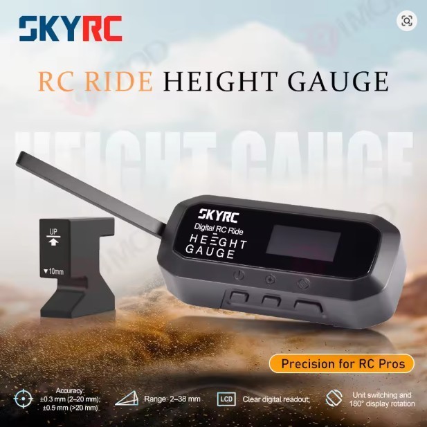 แท้/มีประกัน SkyRC Digital RC Ride Height Gauge เครื่องวัดความสูงรถ RC แบบดิจิตอล วัด Ride Height 2-38mm