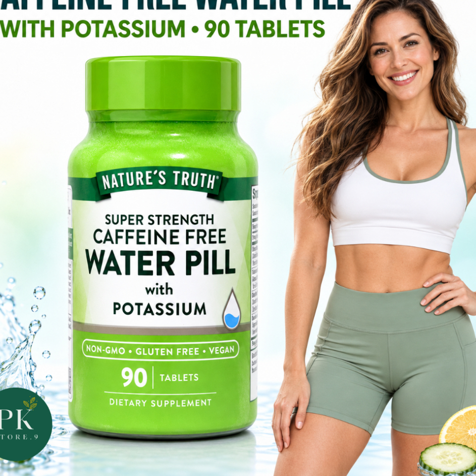 รุ่น Premium ลดบวมน้ำ Water Pill with Potassium 90 Tablets