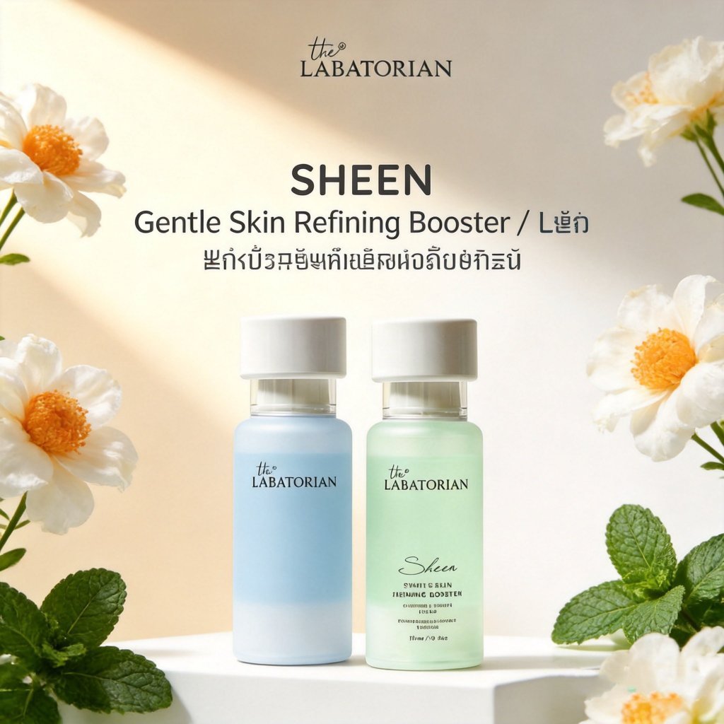 THE LABATORIAN SHEEN Gentle Skin Refining Booster 30ml บูสเตอร์ปรับผิวเนียน กระจ่างใส ลดสิว ผิวแพ้ง่