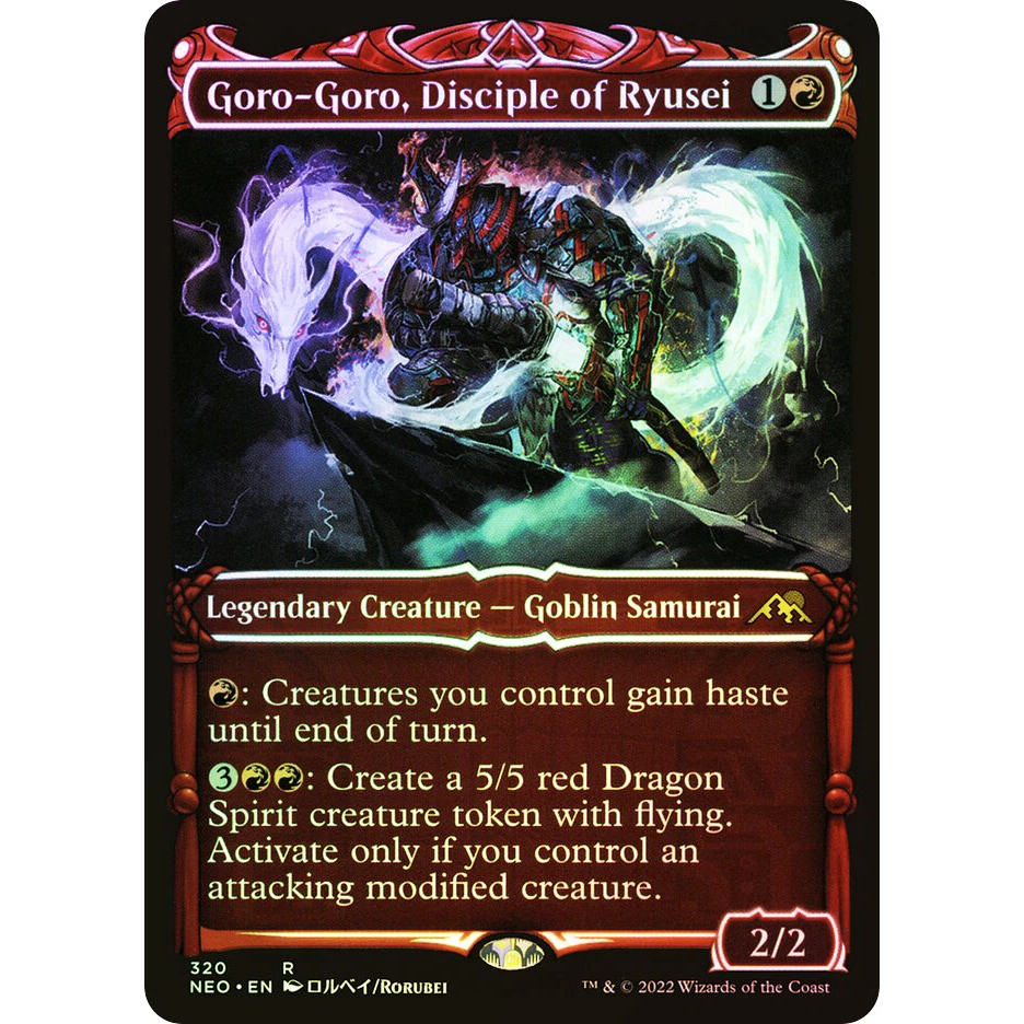 MTG - Magic The Gathering - Kamigawa: Neon Dynasty - Goro-Goro, Disciple of Ryusei - Near Mint - Foi