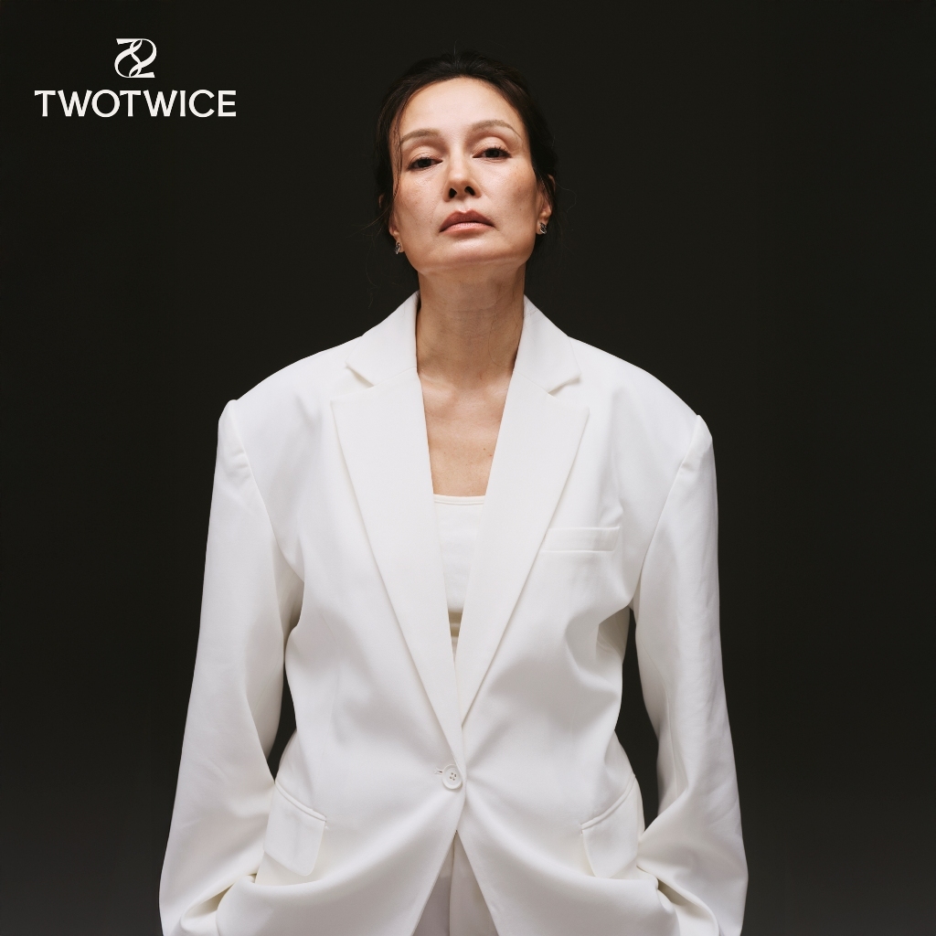 (พร้อมส่ง)Twotwice - Wool Cinch Blazer