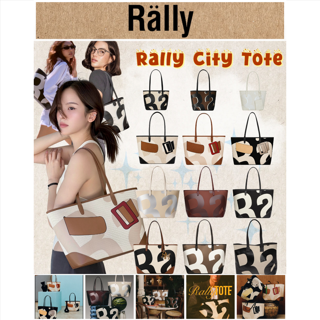 [สินค้ามาใหม่]🚛แท้ Rally City Tote Bag กระเป๋าโท้ท Rally Movement กระเป๋า Rally The Bag กระเป๋าสะพาย