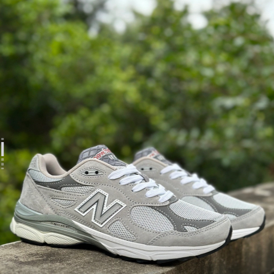 ของแท้ 100%New Balance NB 990 V3 Low cut Grey