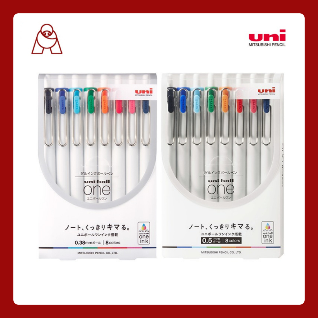 ปากกาเจล Uni ball One รุ่น UMN-S38 (ขนาด 0.38 mm.) แบบเซ็ต