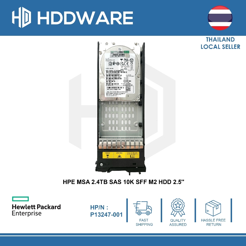 HPE MSA 2.4TB SAS 2.5'' 10K SFF M2 HDD // P13247-001 // R0Q57A